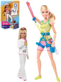 Mattel BRB Panenka Barbie Olympionička Tokio 2020 set s doplňky 3 druhy Mattel BRB Panenka Barbie Olympionička Tokio 2020 set s doplňky 3 druhy