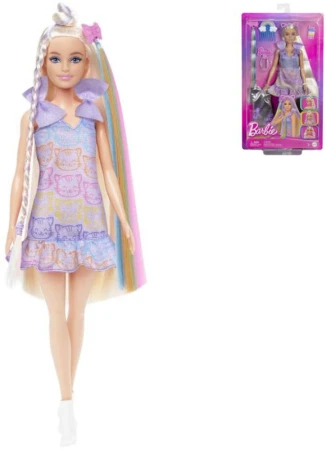 Mattel BRB Panenka Barbie parádnice kadeřnický set s doplňky Mattel BRB Panenka Barbie parádnice kadeřnický set s doplňky