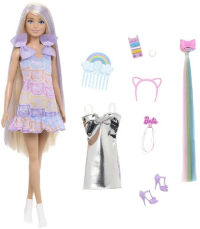 Mattel BRB Panenka Barbie parádnice kadeřnický set s doplňky