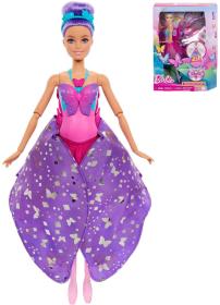 Mattel BRB Panenka Barbie tanečnice s motýlími křídly s proměnou 2v1
