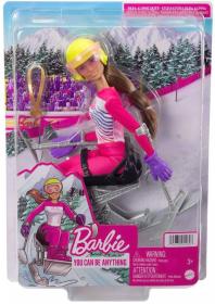 Mattel BRB Panenka Barbie zimní sporty 4 druhy