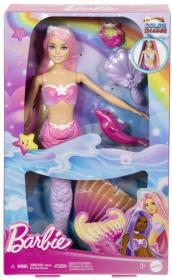 Mattel BRB Panenka Baribie a dotek kouzla Malibu mořská panna mění barvu