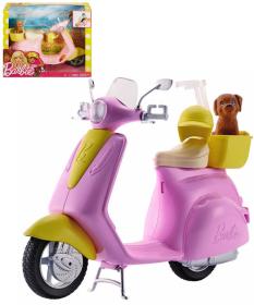 Mattel BRB Skútr pro panenku Barbie set s helmou a pejsem v krabici Mattel BRB Skútr pro panenku Barbie set s helmou a pejsem v krabici