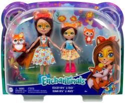 Mattel Enchantimals herní set panenka + sestřička se 2 zvířátky 5 druhů