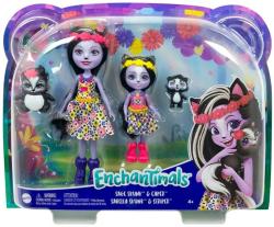 Mattel Enchantimals herní set panenka + sestřička se 2 zvířátky 5 druhů