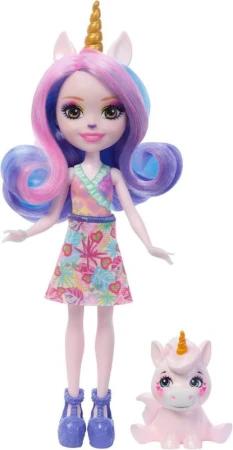 Mattel Enchantimals set panenka 15cm + zvířátko 7 druhů