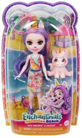 Mattel Enchantimals set panenka 15cm + zvířátko 7 druhů