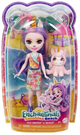 Mattel Enchantimals set panenka 15cm + zvířátko 7 druhů