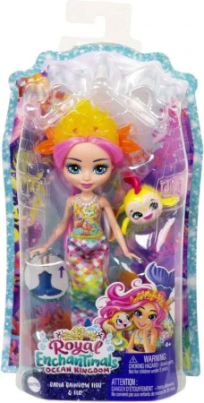 Mattel Enchantimals set panenka 15cm + zvířátko 7 druhů