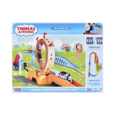 Mattel FISHER PRICE Vlaková dráha Tomáš a jeho přátelké - Údržbářská základna