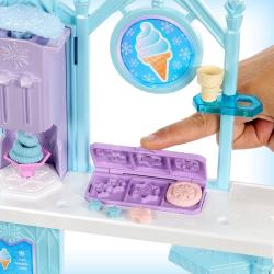 Mattel Frozen Zmrzlinový stánek s Elsou a Olafem herní set s modelínou
