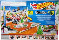 Mattel HOT WHEELS Adventní kalendář rozkládací s herní plochou