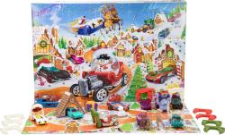 Mattel HOT WHEELS Adventní kalendář rozkládací s herní plochou