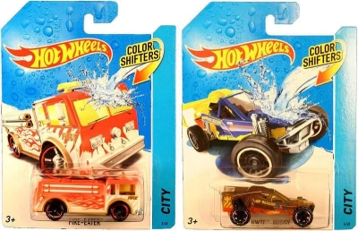 Mattel HOT WHEELS angličák HW Auta 8 druhů Mění barvy