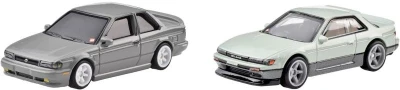 Mattel HOT WHEELS Auto angličák Premium Real Riders set 2ks 3 druhy kov