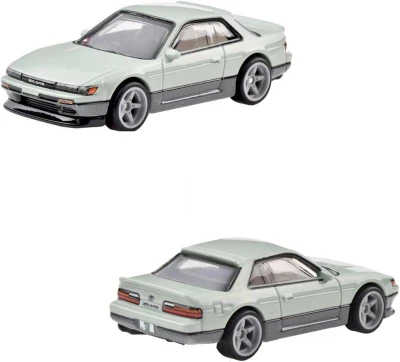 Mattel HOT WHEELS Auto angličák Premium Real Riders set 2ks 3 druhy kov