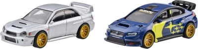 Mattel HOT WHEELS Auto angličák Premium Real Riders set 2ks 3 druhy kov
