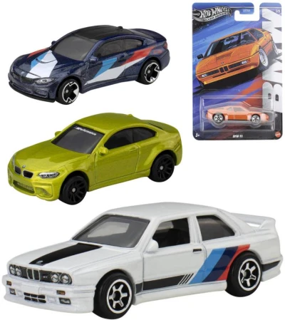 Mattel HOT WHEELS Auto angličák Silver Series 1:64 5 druhů kov