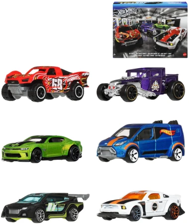 Mattel HOT WHEELS Auto angličák Silver Series Legends set 6ks kov