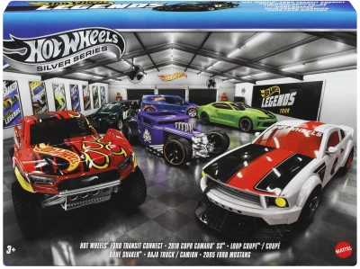 Mattel HOT WHEELS Auto angličák Silver Series Legends set 6ks kov