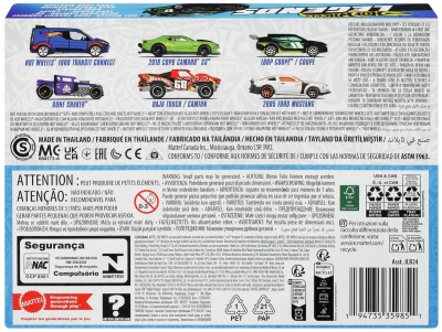 Mattel HOT WHEELS Auto angličák Silver Series Legends set 6ks kov