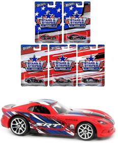 Mattel HOT WHEELS Auto angličák Stars Stripes 1:64 5 druhů kov
