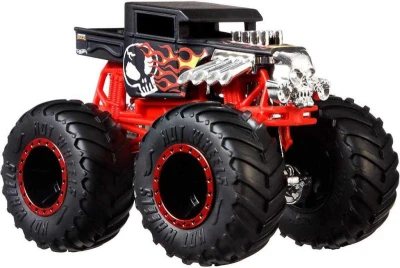Mattel HOT WHEELS Auto Monster Trucks Kaskadérské kousky set s vrakem kov