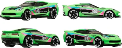 Mattel HOT WHEELS Auto Neon Speeders angličák 1:64 8 druhů