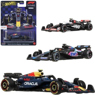 Mattel HOT WHEELS Auto Prémiový angličák F1 různé druhy kov