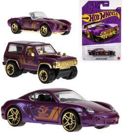 Mattel HOT WHEELS Auto Purple and Gold Series 1:64 různé druhy kov