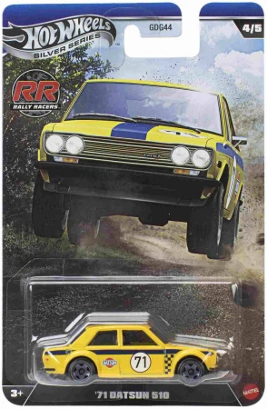 Mattel HOT WHEELS Auto Silver Series Rally Racers různé druhy kov