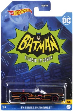 Mattel HOT WHEELS Auto tématické Batman 5 druhů na kartě