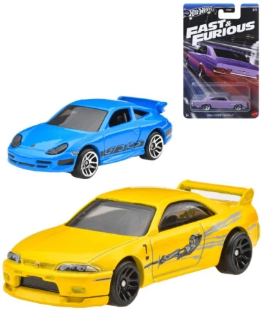 Mattel HOT WHEELS Auto Rychle a zběsile angličák různé druhy kov Mattel HOT WHEELS Auto Rychle a zběsile angličák různé druhy kov