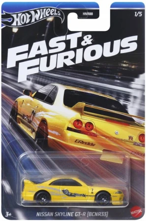 Mattel HOT WHEELS Auto Rychle a zběsile angličák různé druhy kov