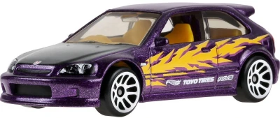 Mattel HOT WHEELS Auto závodní Silver Series Compact Kings 5 druhů kov