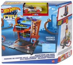 Mattel HOT WHEELS City Centrum města set akční dráha s autíčkem 3 druhy