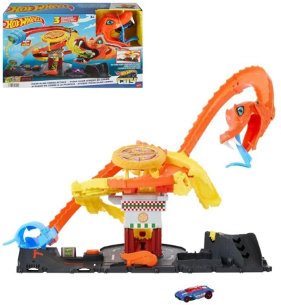 Mattel HOT WHEELS City Kobra útočí herní set s autíčkem