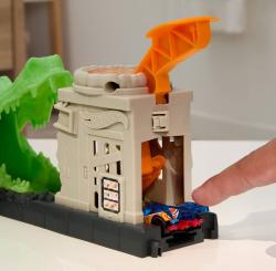 Mattel HOT WHEELS City Příšerná odplata herní set s autíčkem 2 druhy