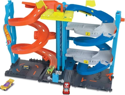 Mattel HOT WHEELS City závodní věž akční dráha herní set s autem 2v1