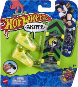 Mattel HOT WHEELS Fingerboard set skateboard + 1 pár bot různé druhy