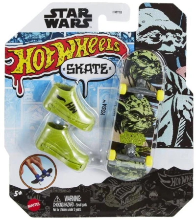 Mattel HOT WHEELS Fingerboard tématický set skateboard + boty různé druhy