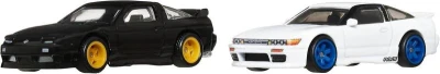 Mattel HOT WHEELS Prémiový angličák set 2 auta Nissan kov