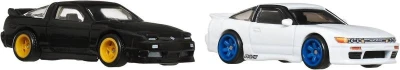 Mattel HOT WHEELS Prémiový angličák set 2 auta Nissan kov