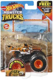 Mattel HOT WHEELS Set auto Monster Trucks + angličák různé druhy kov