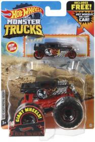 Mattel HOT WHEELS Set auto Monster Trucks + angličák různé druhy kov