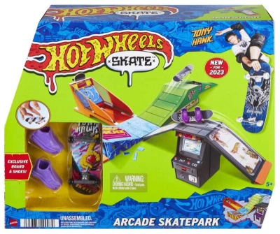 Mattel HOT WHEELS Skatepark set s fingerboardem a botami různé druhy