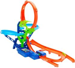 Mattel HOT WHEELS Stunt Tracks srážka ve vzduchu set s autíčkem