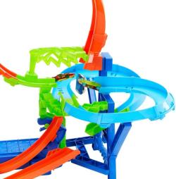 Mattel HOT WHEELS Stunt Tracks srážka ve vzduchu set s autíčkem