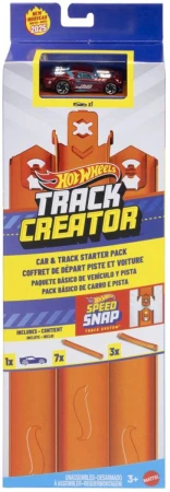 Mattel HOT WHEELS Track Creator startovací sada s autem Speed Snap