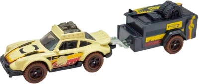 Mattel HOT WHEELS Track Fleet vozidlo s přívěsem různé druhy kov